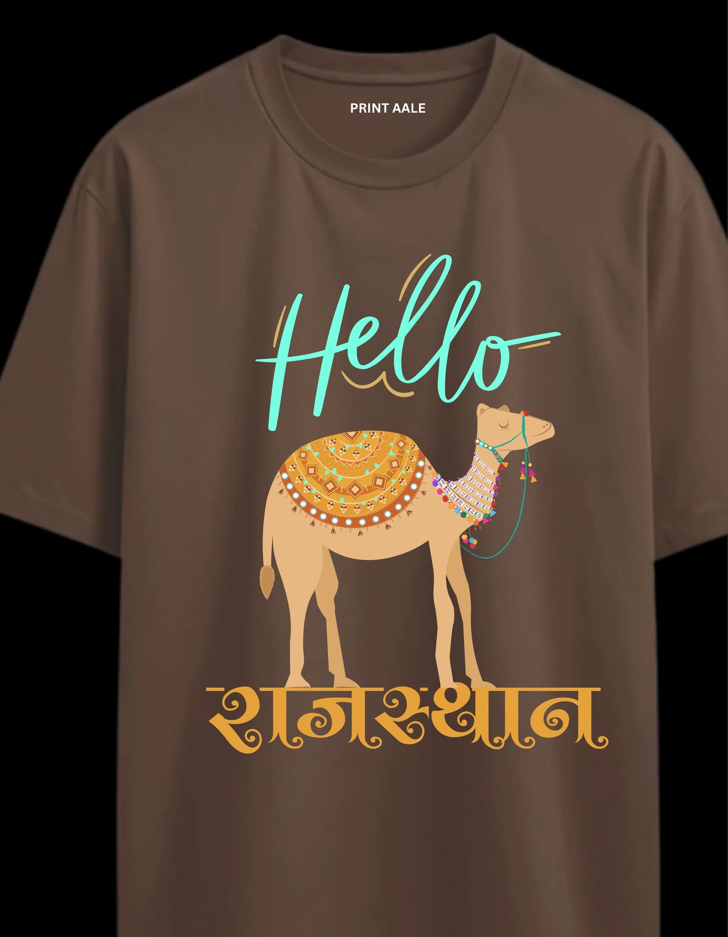 Rajasthan Heritage Edition – "Hello Rajasthan" Camel Graphic Tee