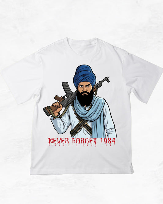 Never Forget 1984 Tribute Graphic T-Shirt