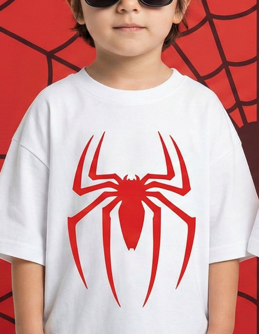 Kids Spider Hero T-Shirt - Front & Back Print