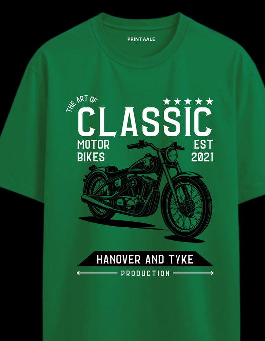 Vintage Classic Motorbike Edition – "The Art of Classic" Graphic Tee