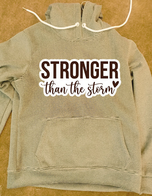 Stronger Than The Storm - Premium Unisex Hoodie