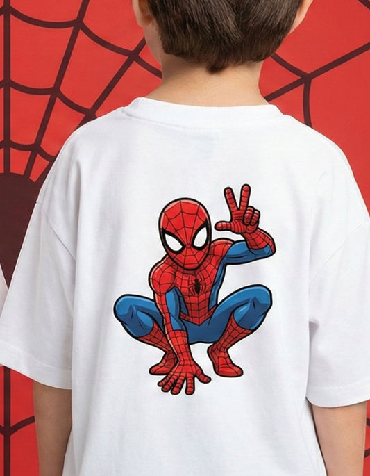 Kids Spider Hero T-Shirt - Front & Back Print
