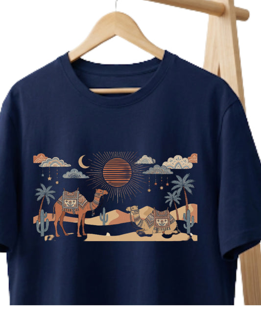 Mystic Desert Vibes – Premium Graphic T-Shirt