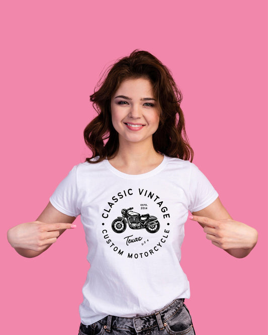 Vintage Rider Edition – Classic Motorcycle Tee