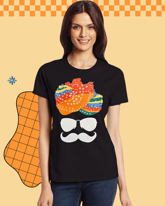 Traditional Folk Art White T-Shirt