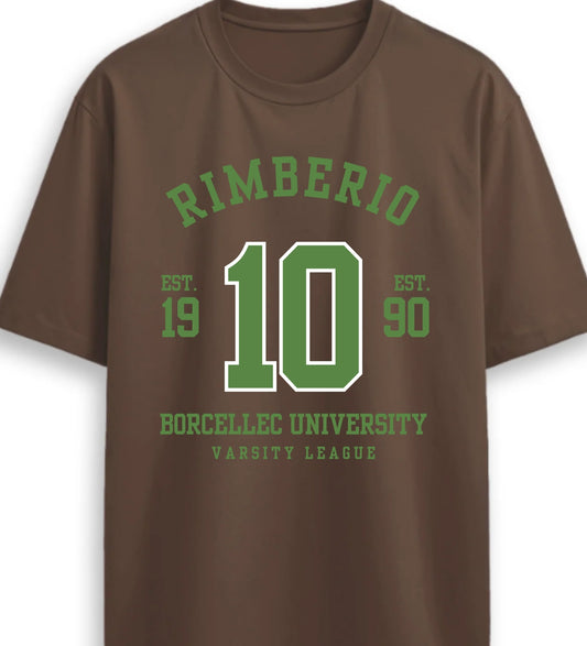 Retro Varsity Print T-shirt.