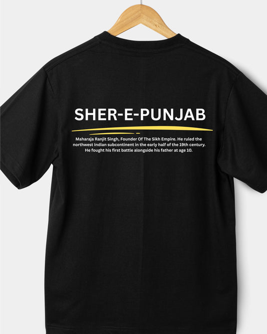 Sher-E-Punjab Legacy Graphic Printed T-Shirt